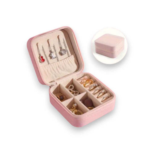 Picture of PERSONALISED JEWELLERY BOX PINK